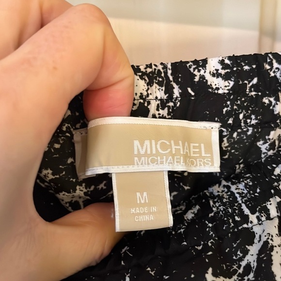 MICHAEL Michael Kors Black and White Midi Dress - Picture 3 of 8